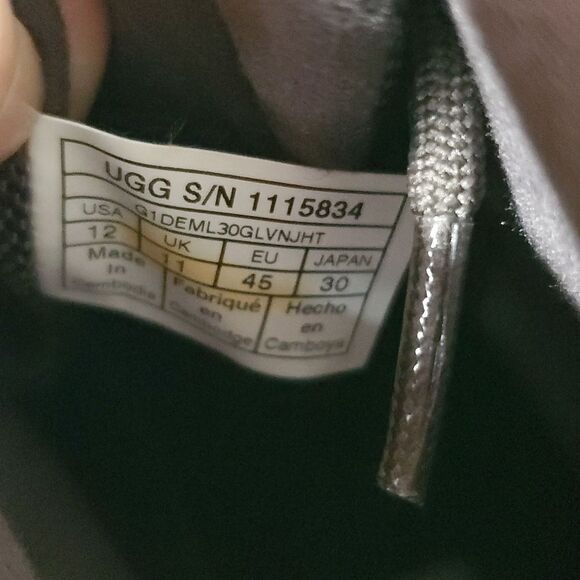 UGG Men's Emmett Waterproof Leather Duck Boot Stout Size 12 NIB - Picture 13 of 16